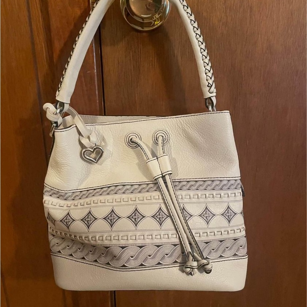 Brighton Fererra Collection Lorenza Vellera Small Bucket Handbag